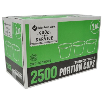 Member's Mark 2 oz. Portion Cups (2,500 ct.) - Sam's Club