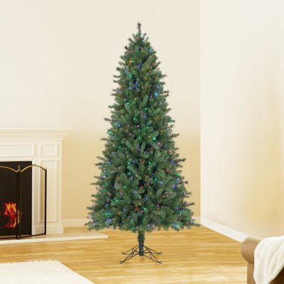 7.5 ft Member's Mark Artificial Pre-Lit Color-Changing Virginia Pine ...