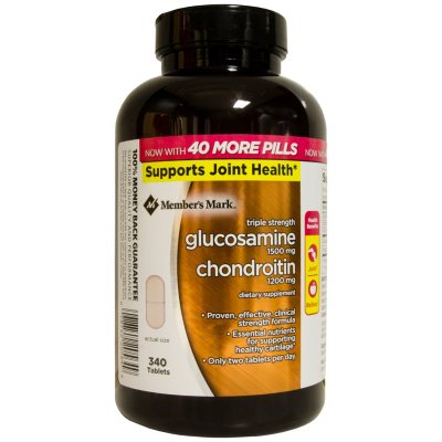 Member's Mark Triple Strength Glucosamine Chondroitin (340 