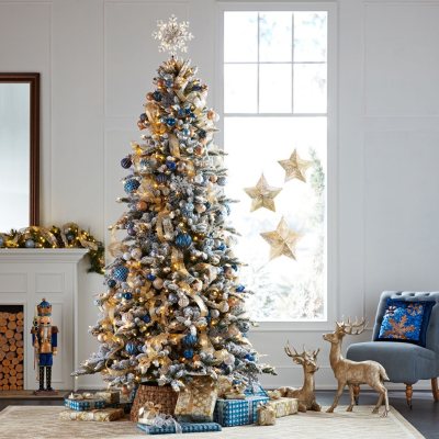 Member's Mark 9' Shelton Flocked Christmas Tree - Sam's Club