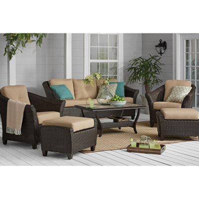 Member's Mark Agio Toronto 6-Piece Patio Deep Seating Set with ...