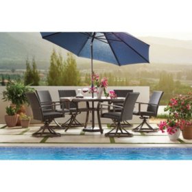 Member S Mark Agio Fremont 7 Piece Patio Dining Set