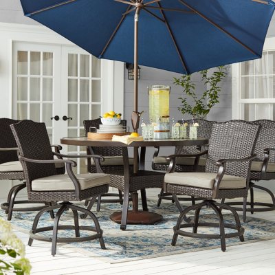 Member's Mark Agio Heritage 7-Piece Balcony Height Patio ...