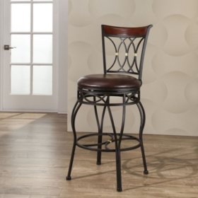 Member's Mark Clayton Adjustable Height Swivel Bar Stool - Sam's Club