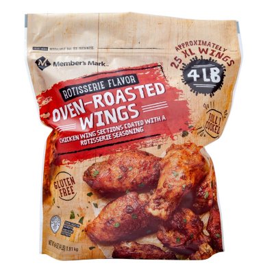 Member's Mark Oven Roasted Wings, Frozen (64 oz.) - Sam's Club