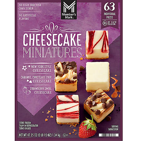 Costco Auto Program >> Member's Mark Cheesecake Miniatures (63 ct.) - Sam's Club Costco Auto Program >> Member's Mark Cheesecake Miniatures (63 ct.) - Sam's Club