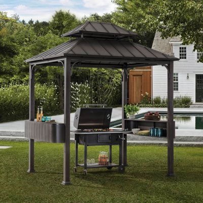 Member's Mark Hickory Hardtop Grill Gazebo - Sam's Club