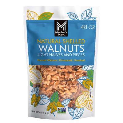 Member's Mark Natural Shelled Walnuts (3 lbs.) - Sam's Club