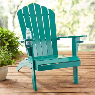 Member's Mark Painted Adirondack Chair with Drink Holder 