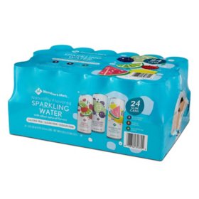 Member's Mark Unsweetened Sparkling Water Variety Pack (12oz \/ 24pk) - Sam's Club
