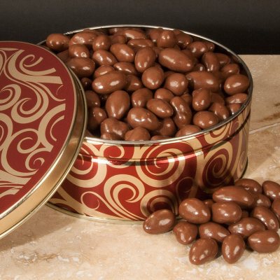 covered chocolate tin almonds oz gift popcorn bags ricos cheese samsclub