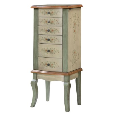 English Garden Hand Painted Jewelry Armoire - Sam's Club