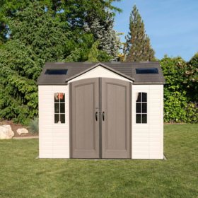 lifetime 10' × 8' outdoor storage shed - sam's club