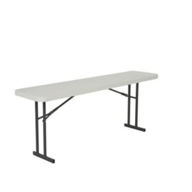 Lifetime 6' Folding Seminar Table, 5 Pack, White Granite ...