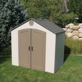 Lifetime 8' x 5' Resin Storage Shed - Sam's Club