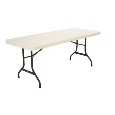 OFFLINE-Lifetime 6' Commercial Grade Folding Table, Almond - Sam's Club