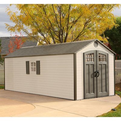 Lifetime 8' x 20' Outdoor Storage Shed - Sam's Club