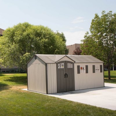 lifetime 17.5' x 8' outdoor storage shed - sam's club