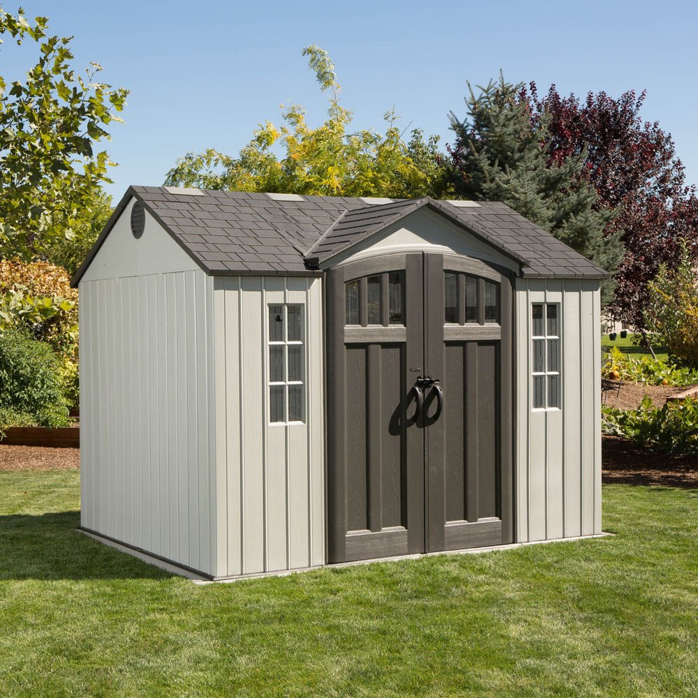 Lifetime 10' x 8' Sturdy Cute Shed, Gray eBay