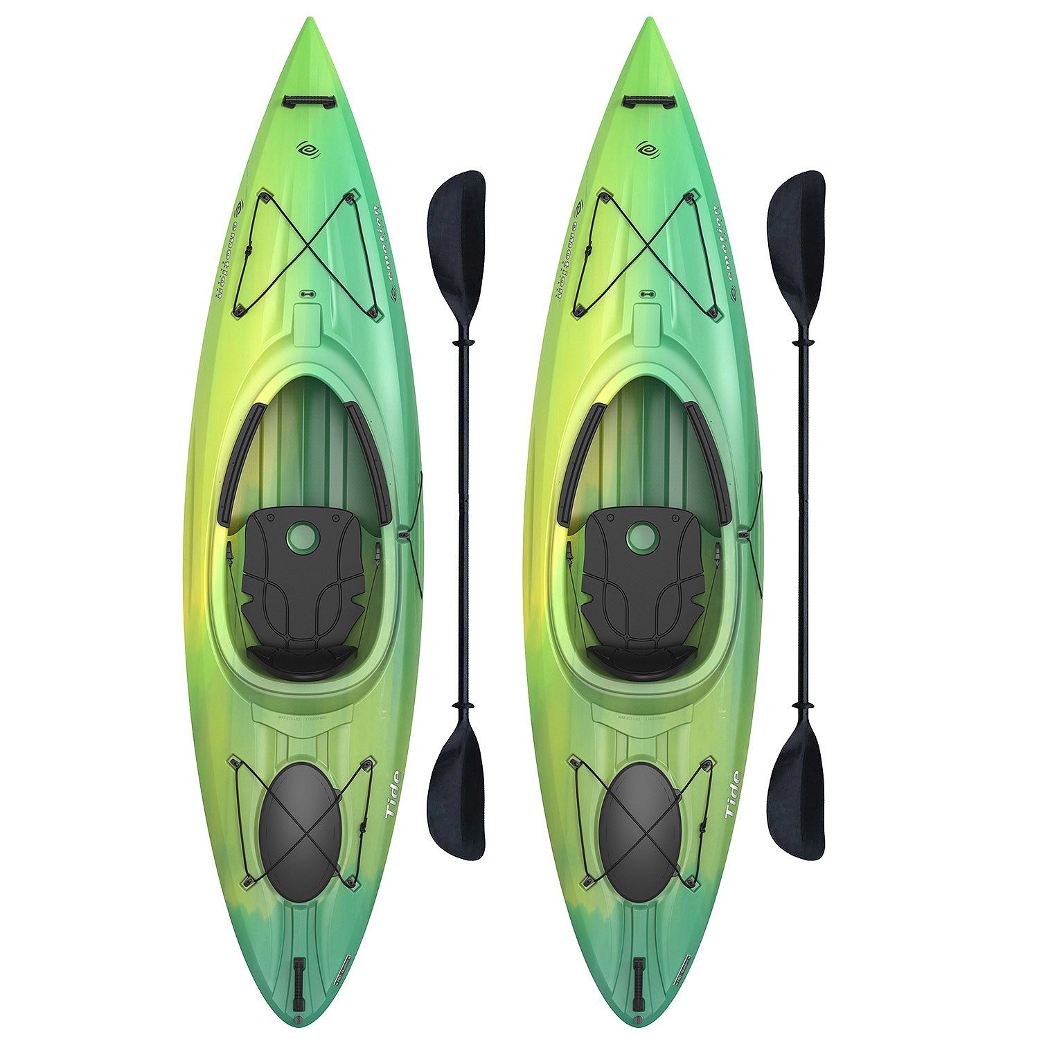 Emotion Tide Kayak with Bonus Paddles – 2 Pack