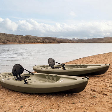Lifetime Triton Angler 100 Fishing Kayak – 2 Pack