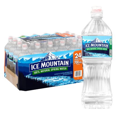 ice mountain water stock