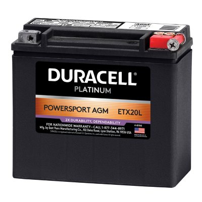 Duracell AGM Powersport Battery - ETX20L - Sam's Club