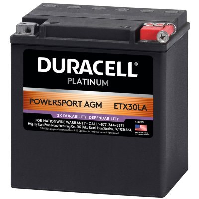 Duracell AGM Powersport Battery - ETX30LA - Sam's Club