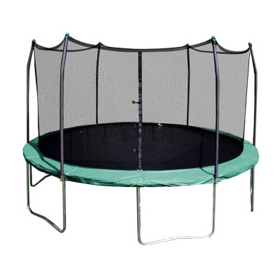 Skywalker Trampolines 12' Round Trampoline and Enclosure - Green - Sam ...