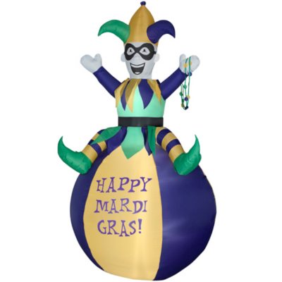 inflatable mardi gras decorations