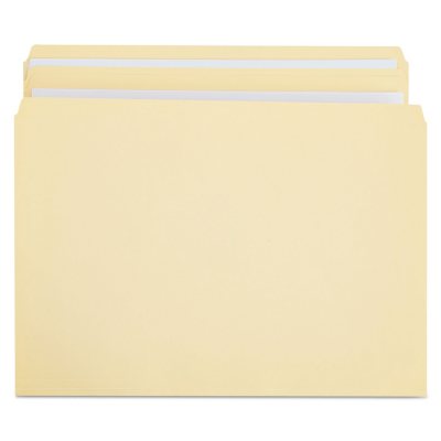 Universal File Folders, Straight Cut, Two-Ply Top Tab, Manila, 100/Box ...