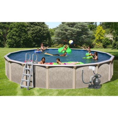 Sun N Fun Galaxy View Above Ground Round Pool Package - 30' x 52