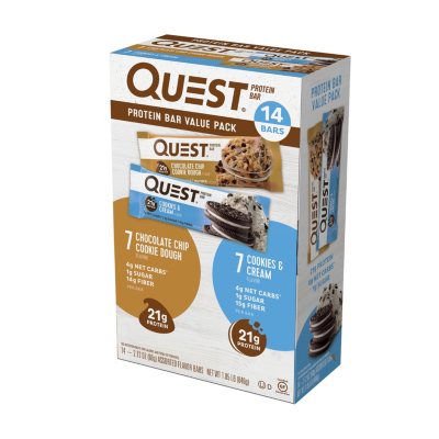 protein quest bar variety pack ct club bars sams sam