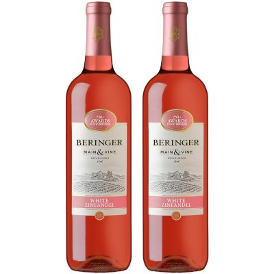 Beringer White Zinfandel (750ML bottles, 2 ct.) - Sam's Club