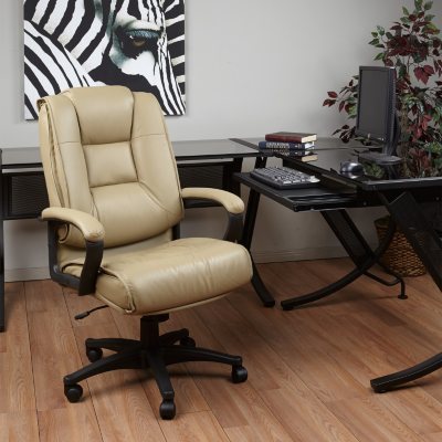 Deluxe High Back Leather Executive Chair (Assorted Colors) - Sam's Club