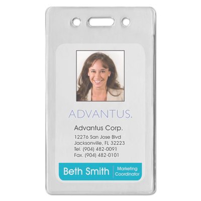 Advantus Proximity ID Badge Holder - Vertical - 50 pk. - Sam's Club