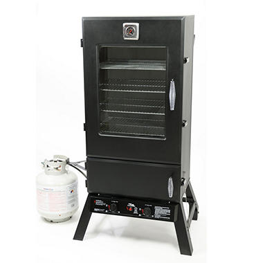 Masterbuilt 44-Inch Gas Smoker with Cover and Pack-Ins