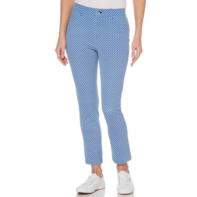 printed ankle pants
