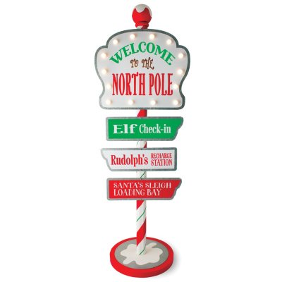 Décor Welcome To The North Pole Sign - Sam's Club