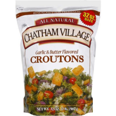 Chatham Village Garlic & Butter Flavored Croutons - 32oz - Sam's Club