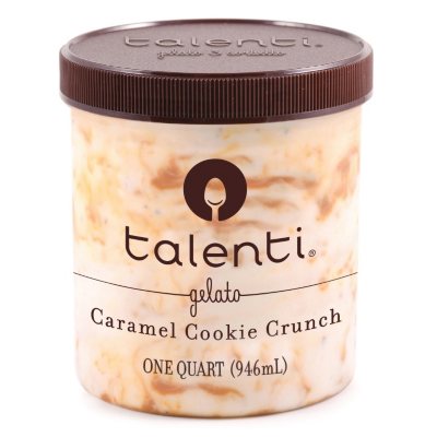 Talenti Gelato, Caramel Cookie Crunch (1 qt.) - Sam's Club