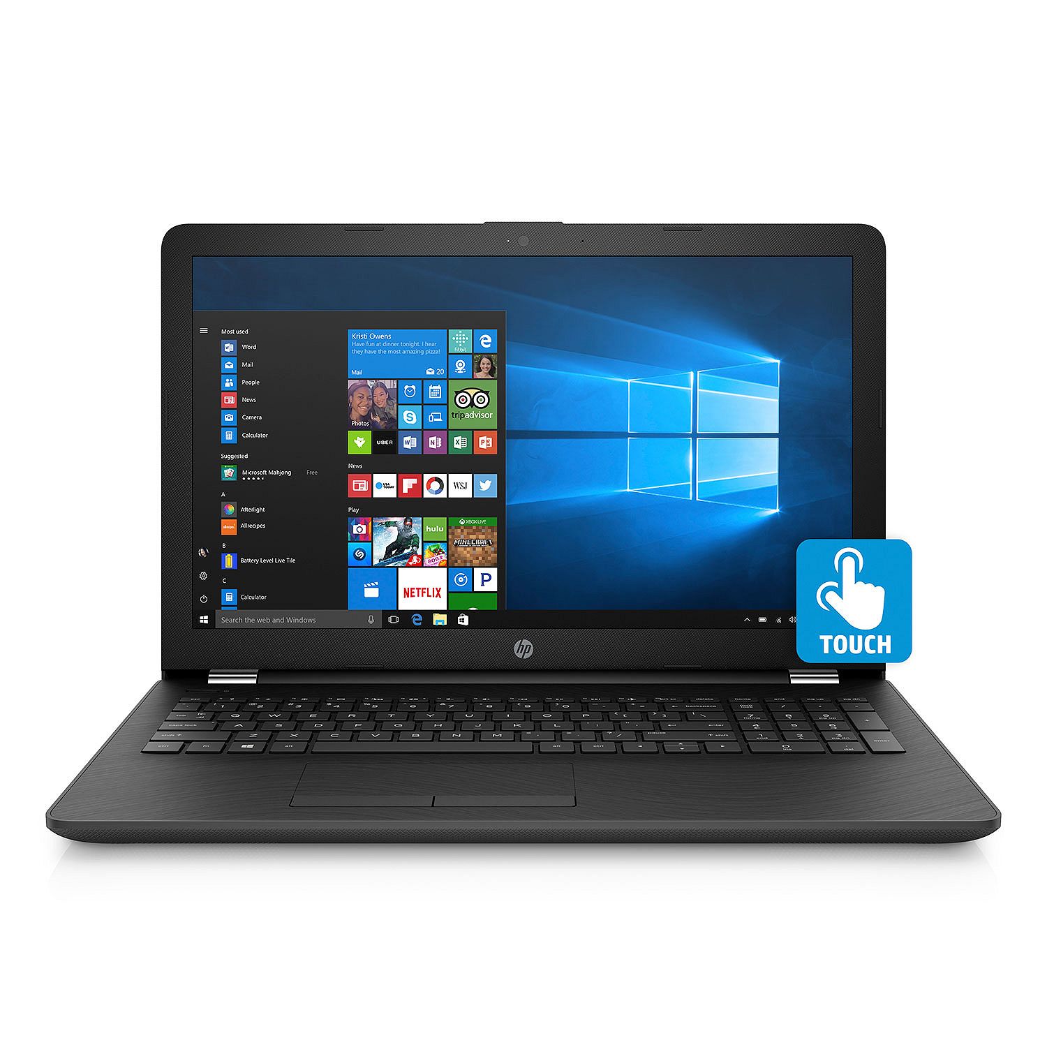 HP 15-bs168cl 15.6″ Touch Laptop, 8th Gen Core i5, 8GB RAM, 2TB HDD
