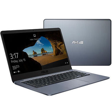 ASUS E406SA-SB01 14.0″ HD Thin & Light Laptop, Intel Celeron N3060, 4GB Memory, 64GB eMMC HDD