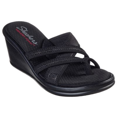 skechers yoga foam flip flops sam's club