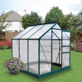 Member's Mark 6' X 6' Aluminum Powder Coated Greenhouse - Sam's Club