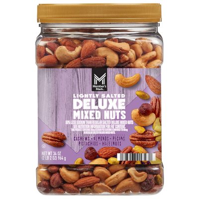 Member's Mark Lightly Salted Deluxe Mixed Nuts (34oz) - Sam's Club
