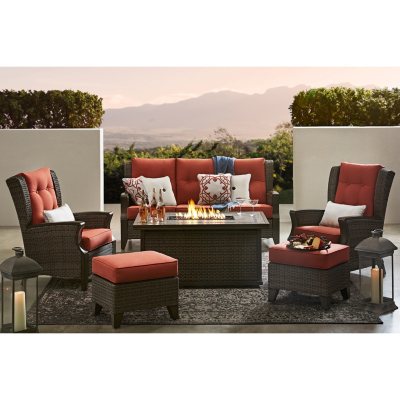 Member's Mark Agio Newcastle 6-Piece Patio Deep Seating ...