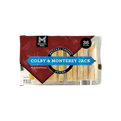 Member's Mark Colby and Monterey Jack Cheese Sticks (36 ct.) - Sam's Club