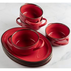 Member's Mark 8-Piece Bowl and Plate Set (Assorted Colors) - Sam's Club