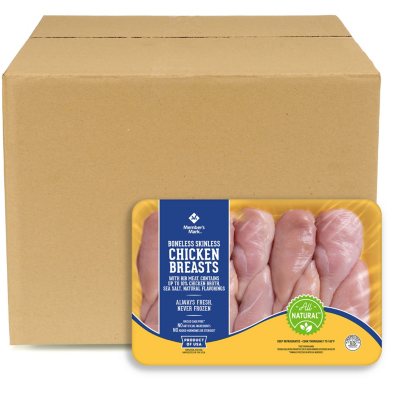 Case Sale Members Mark Boneless Skinless Chicken Breasts Priced